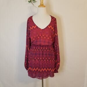 Show Me Your MuMu Rainey Mini Dress Pink Print - S